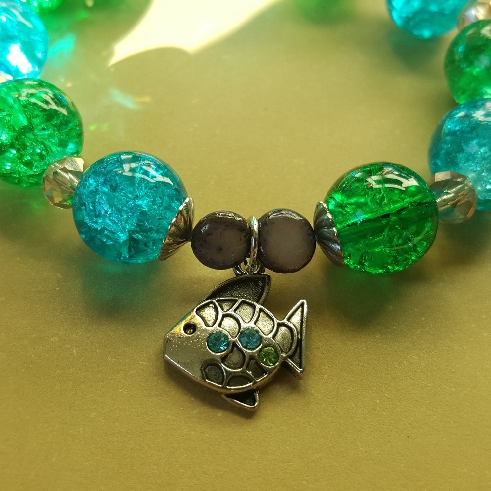 🌊Ocean Fish 🐠 Friendship Bracelet Set💎💚💙